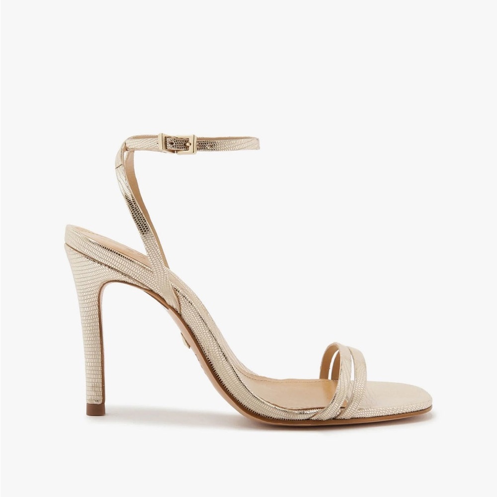 SCHUTZ Beige Strappy Heels